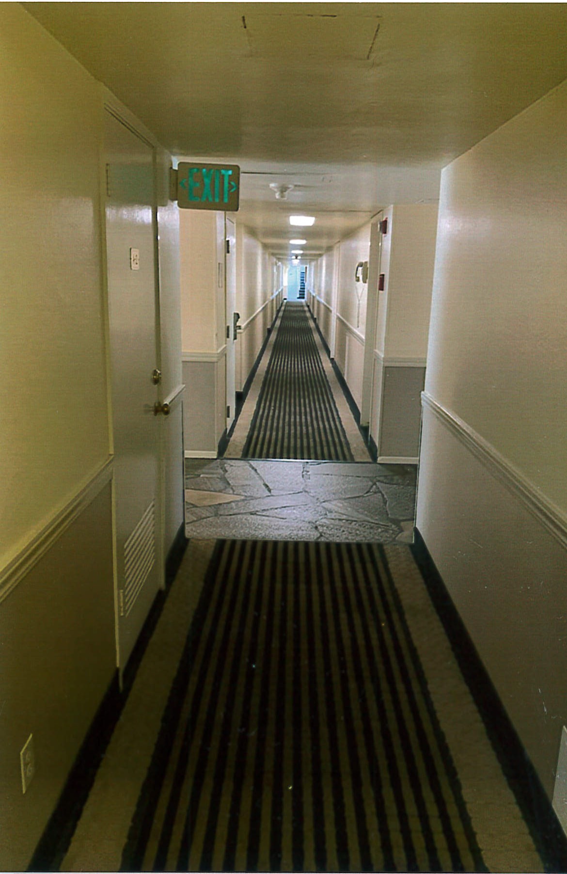 Resort room corridor